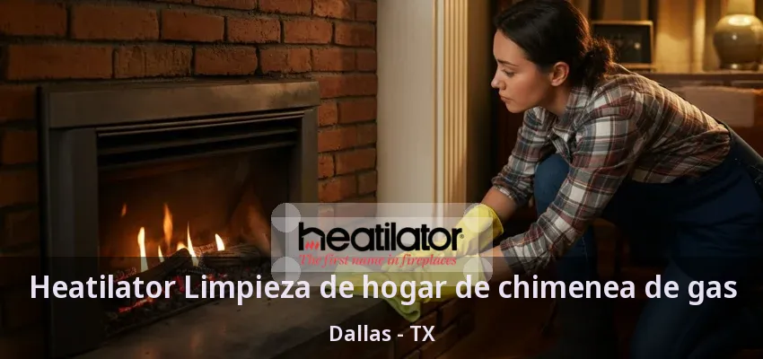 Heatilator Limpieza de hogar de chimenea de gas Dallas - TX