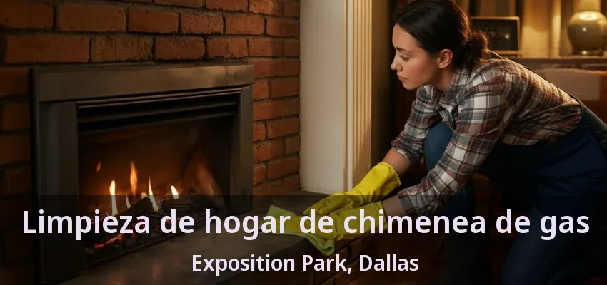 Limpieza de hogar de chimenea de gas Exposition Park, Dallas - TX