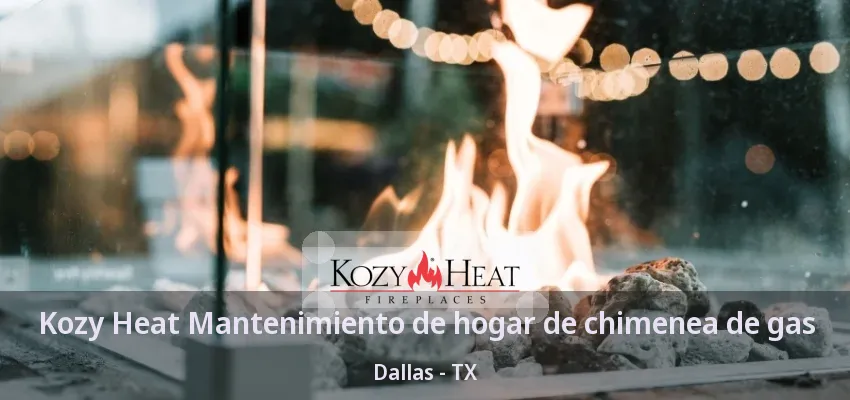 Kozy Heat Mantenimiento de hogar de chimenea de gas Dallas - TX